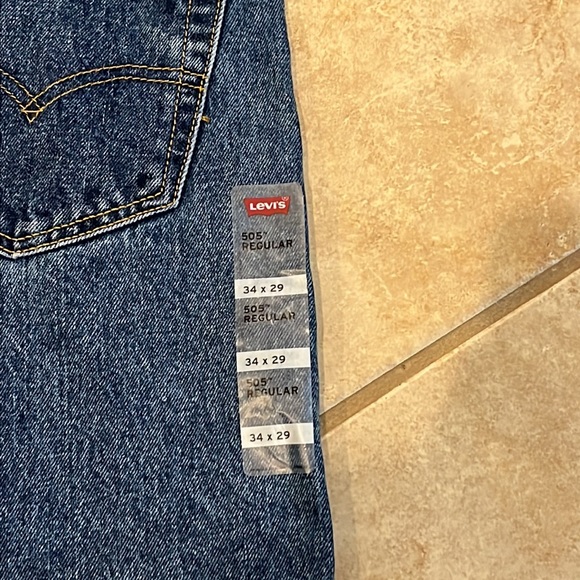 NWT Levi’s 505 Jeans Sz 34x29 - Picture 4 of 8